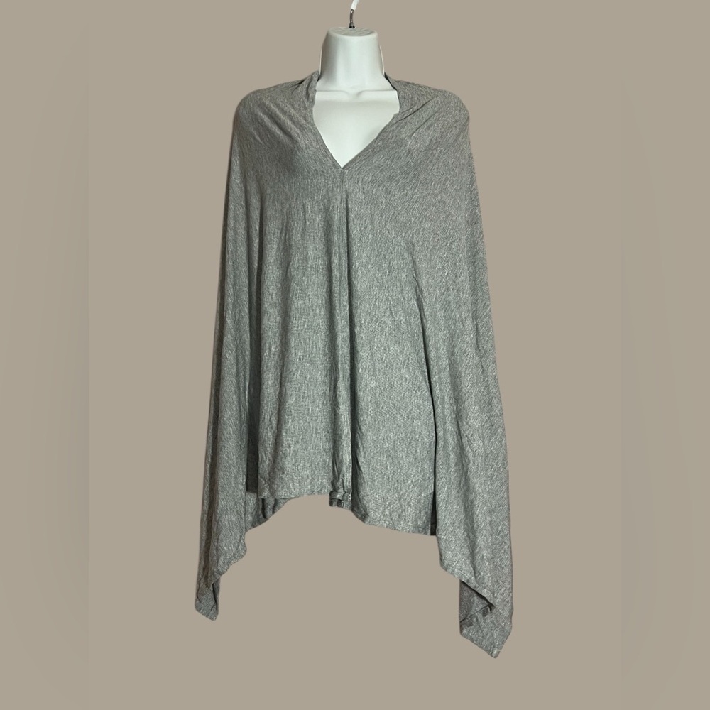 Konssy Nursing Cover & Baby Nursing Poncho – Multi-Use Breastfeeding Cover (Grey